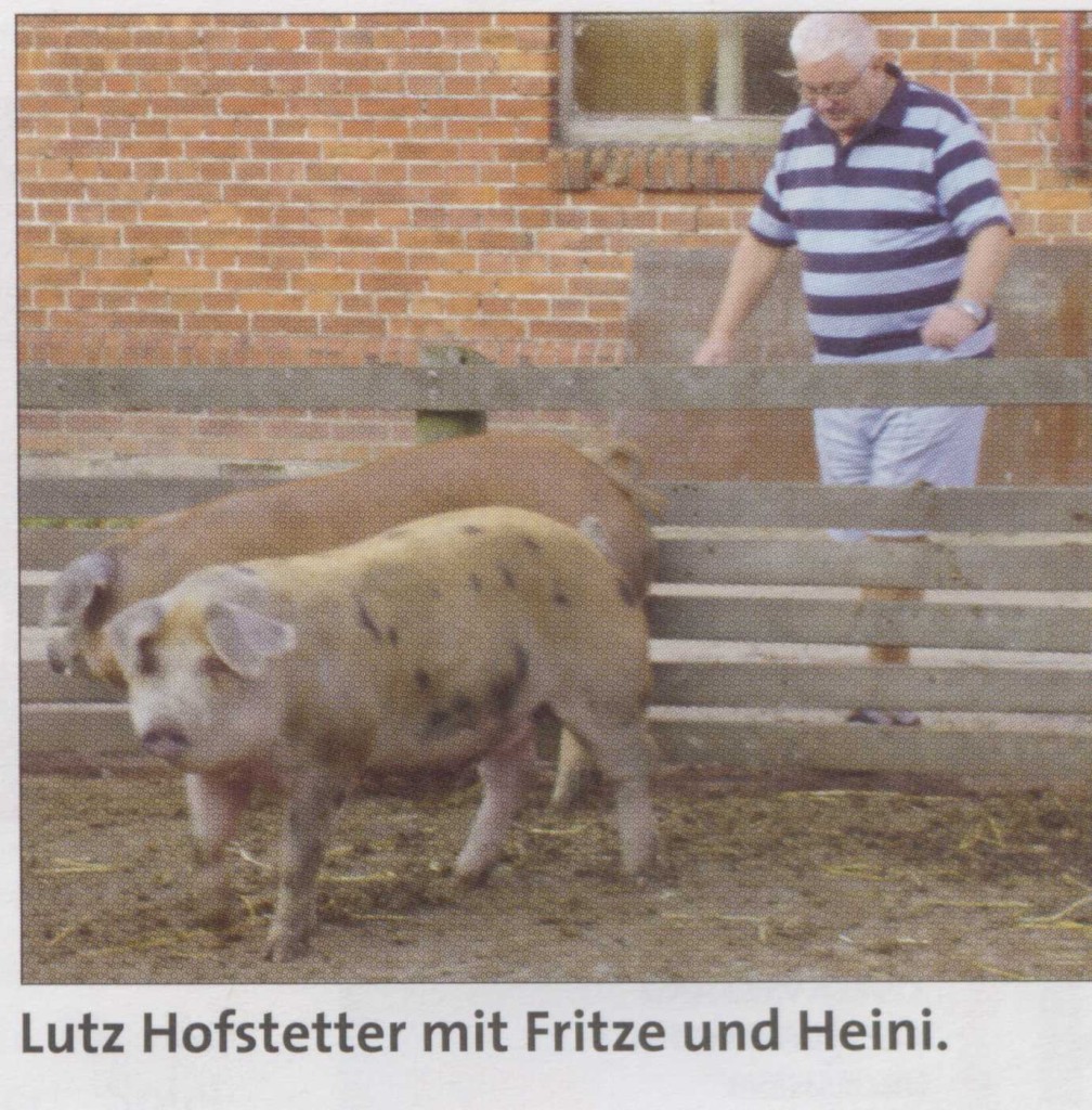 Zukunft Lühnde! lässt die Sau raus: