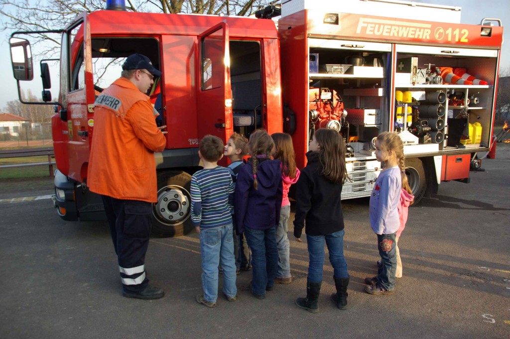 Feuerfest in der Lühnder Grundschule