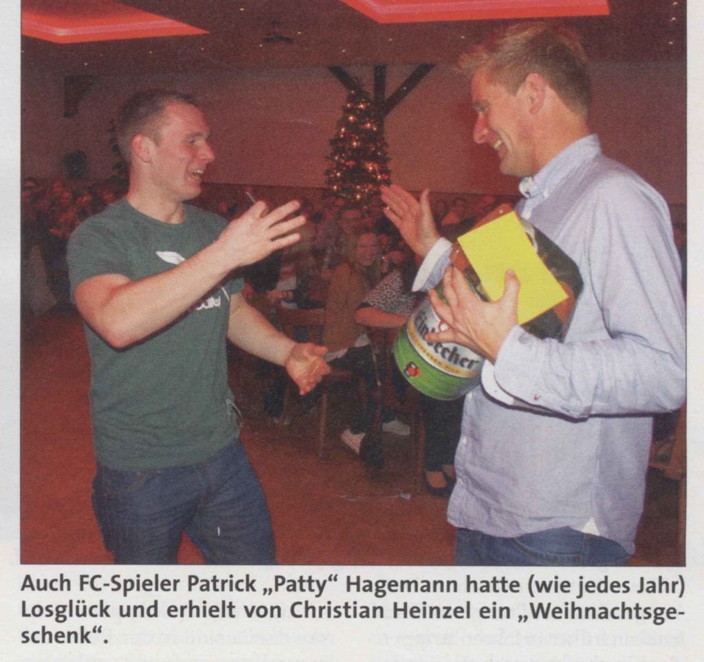 TuS Lühnde: Schöne Weihnachtsfeier und Terminvorschau