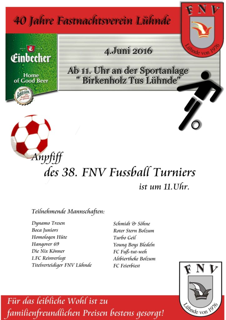 38. FNV-Fußball-Turnier
