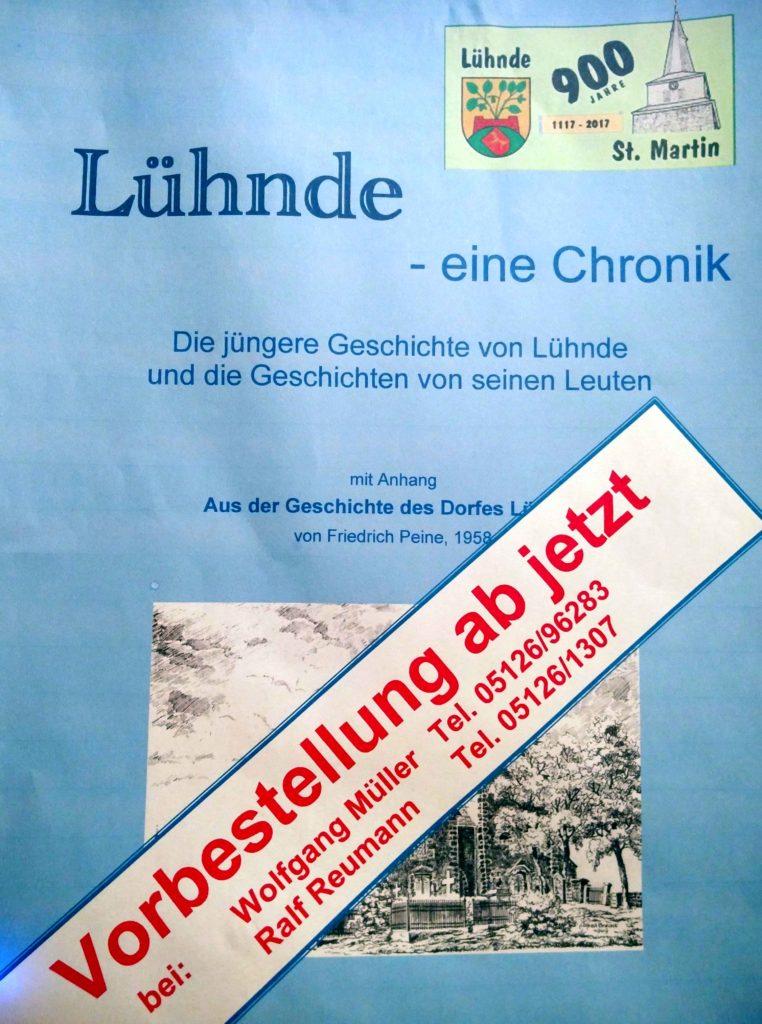 Lühnder Chronik – Jetzt vorbestellen