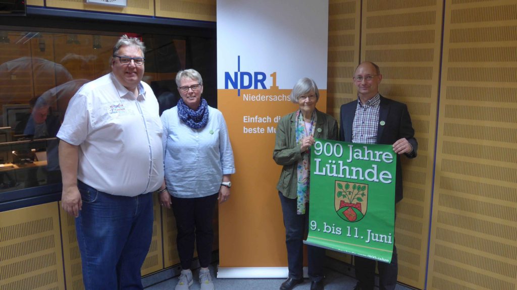 Festkomitee 900-Jahre-Lühnde zu Gast in der Plattenkiste von NDR 1 Niedersachsen