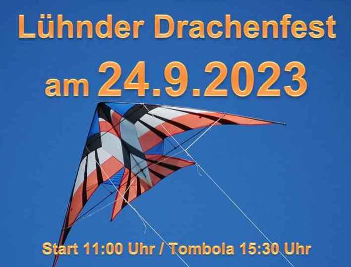 Einladung zum 6. Lühnder Drachenfest am 24. September 2023