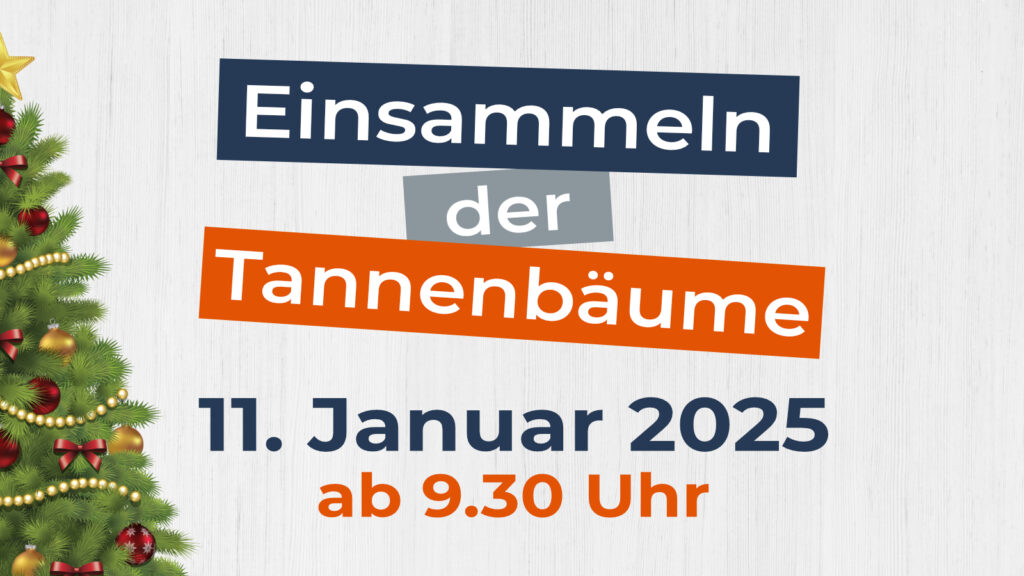 Freiwillige Feuerwehr Lühnde: Einsammeln der Tannenbäume