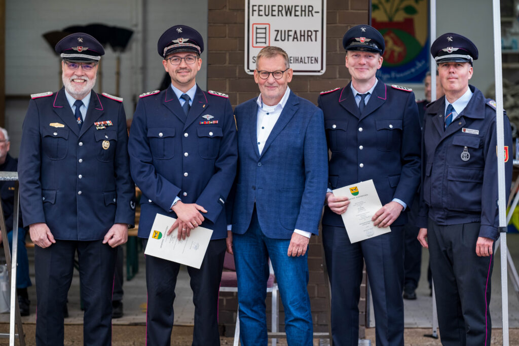 Feierliche Verabschiedung von Ortsbrandmeister Ekkehard Lütke