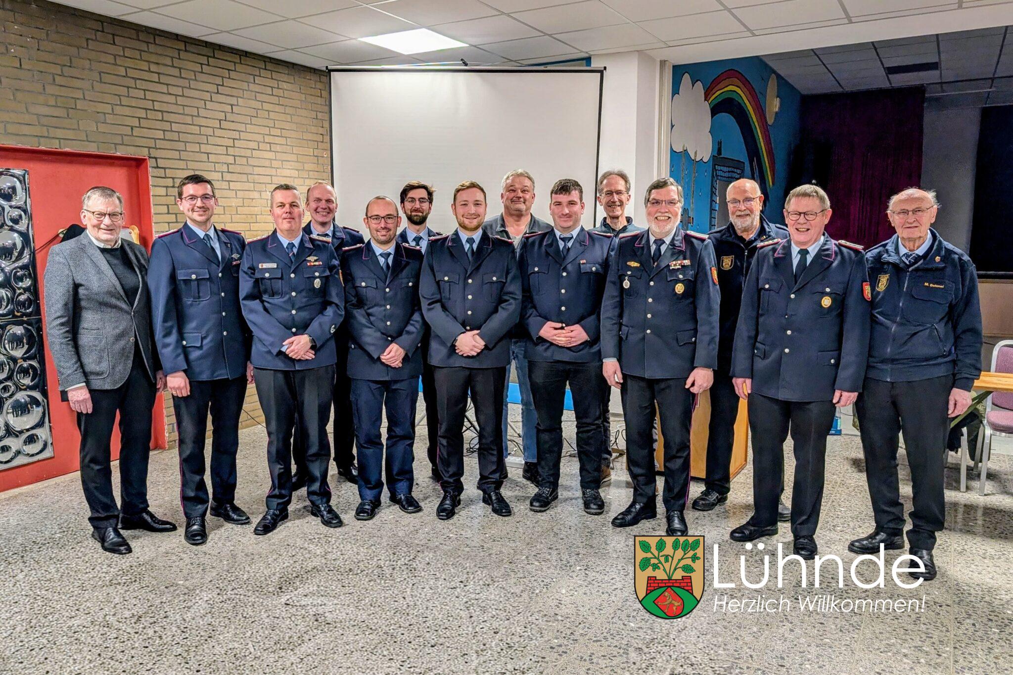 Jahreshauptversammlung Feuerwehr Lühnde: Ehrungen, Wahlen und ein besonderer Höhepunkt