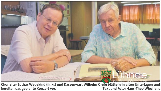 Sängergemeinschaft Algermissen feiert sein 40-jähriges Bestehen mit Konzert am 26. September: Ein Schlachtschwein stand für Gründung Pate