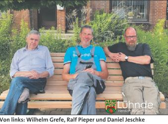 Zukunft Lühnde! stellt neue Projekte vor: Ruhebank und Infotafel Nr. 8